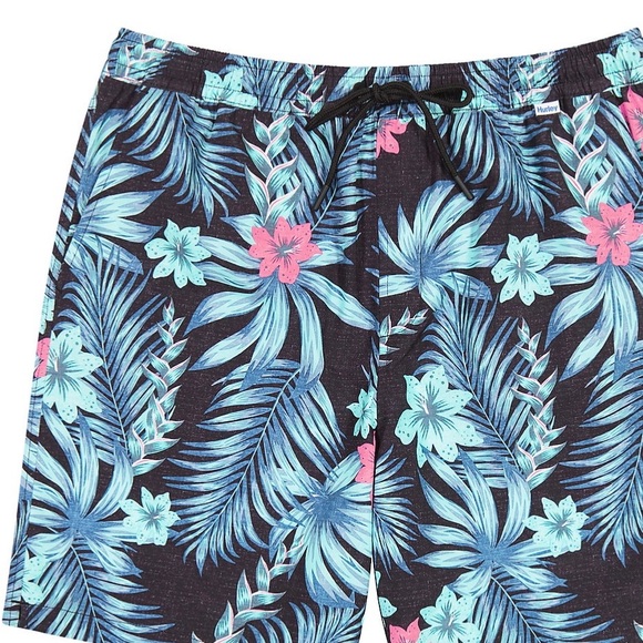 HURLEY 🆕 XXL Futura Floral Stretch Volley Walk Shorts - Picture 6 of 10